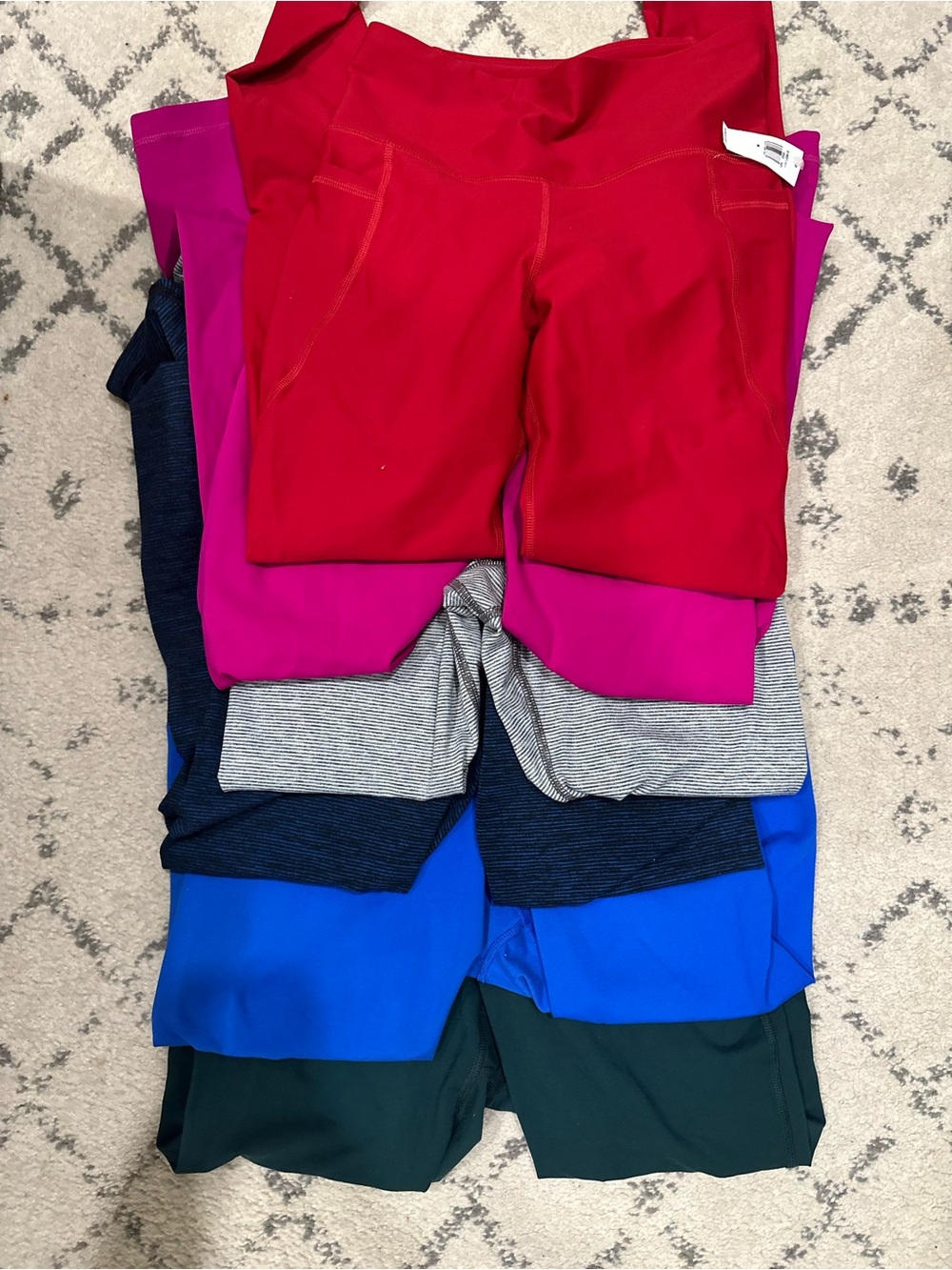 Bundle of 6 Women’s Workout Leggings. Size Small/Medium. Old Navy/90 Degree